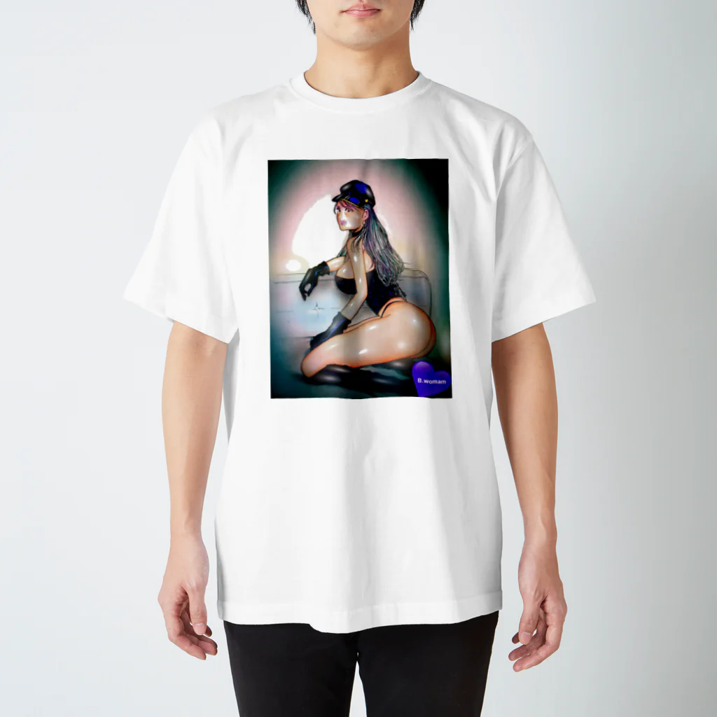 ビリケン昭和のB.womam002 スタンダードTシャツ