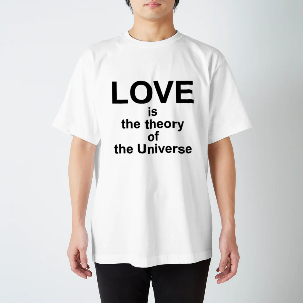 @mamma_miiiiaのLOVE is the theory of the Universe Regular Fit T-Shirt