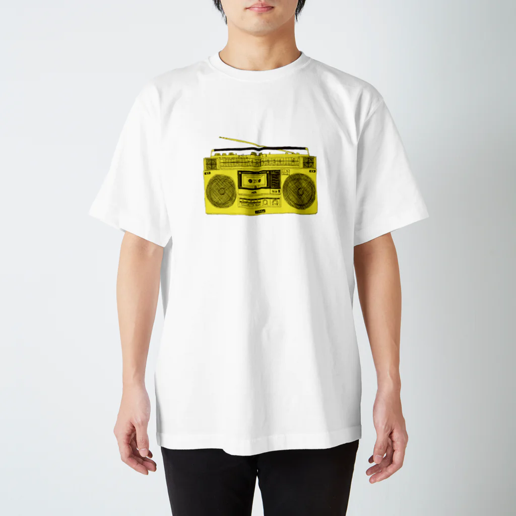 Yuji Uchikoshiの黄色いラジオ スタンダードTシャツ