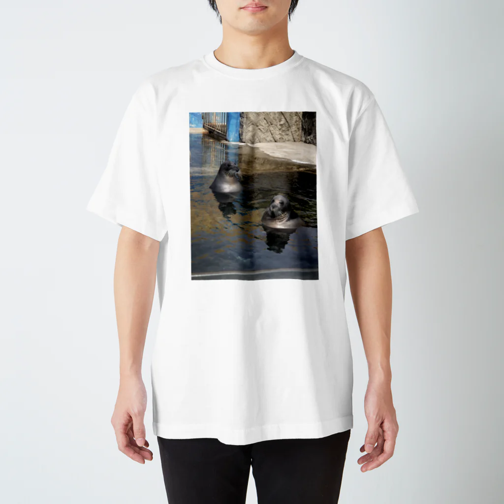 つかたんのアザラシ(瞑想) Regular Fit T-Shirt