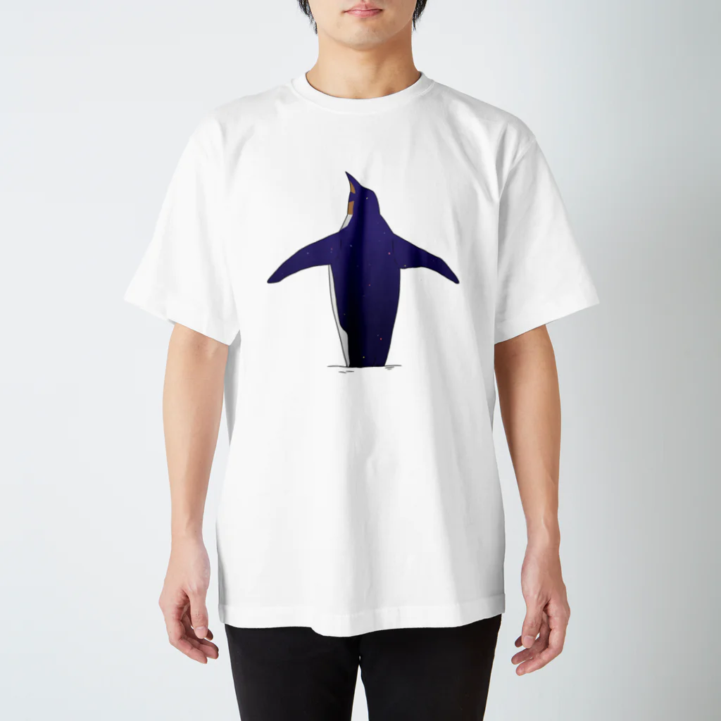 あさしお工房の宇宙ペンギン Regular Fit T-Shirt