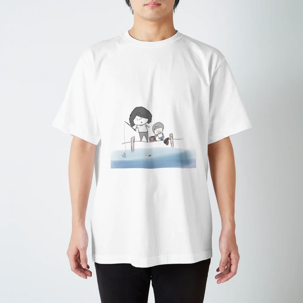 矢尾の親子釣り スタンダードTシャツ