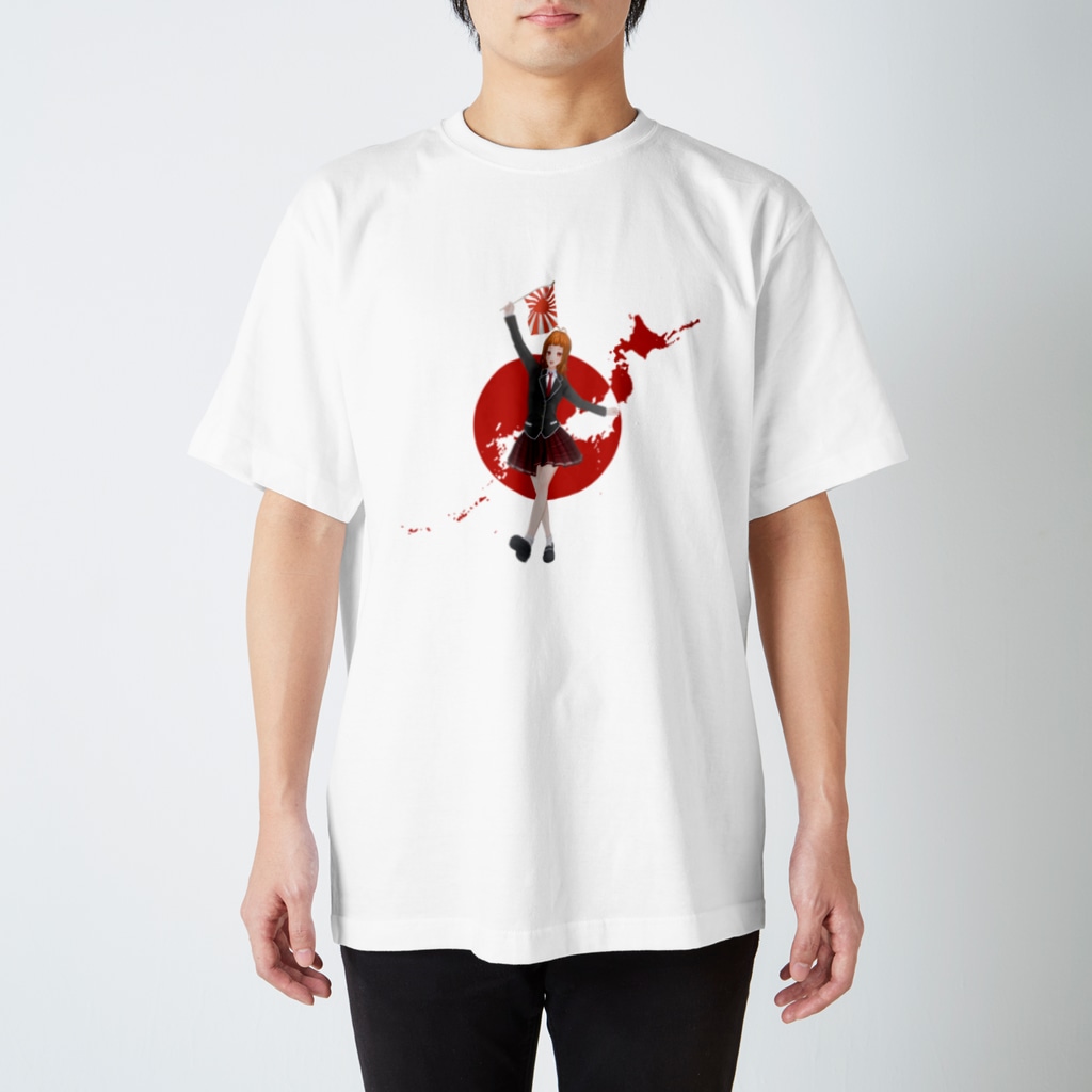 kokoro3000の旭日旗Tシャツ Regular Fit T-Shirt