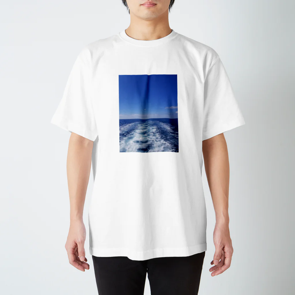 ほぼひめ。のイタリアの空と海 スタンダードTシャツ