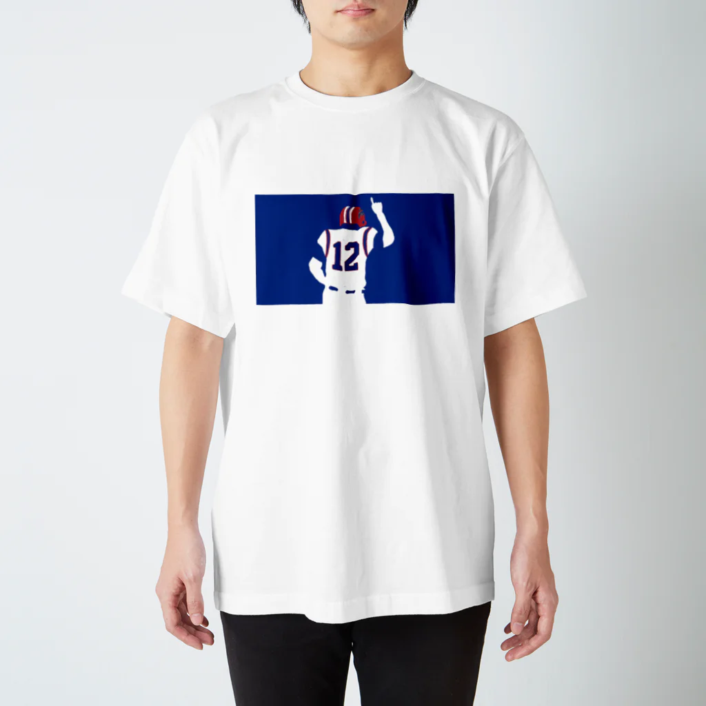 も ん た @もんたnightTVのNo.12の系譜 Regular Fit T-Shirt