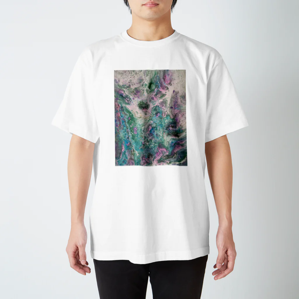 黄金桃と猫の海の楽園 Regular Fit T-Shirt