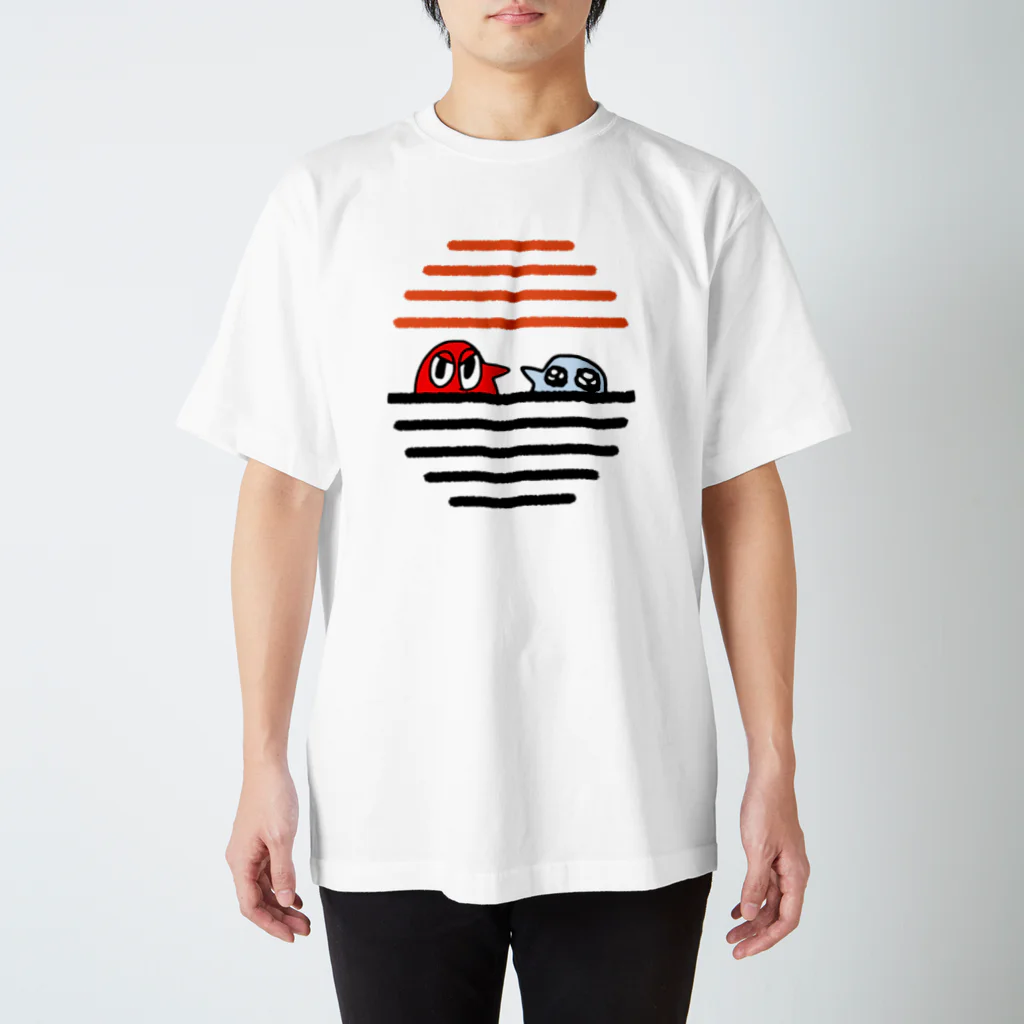 hachuuの夕焼け Regular Fit T-Shirt