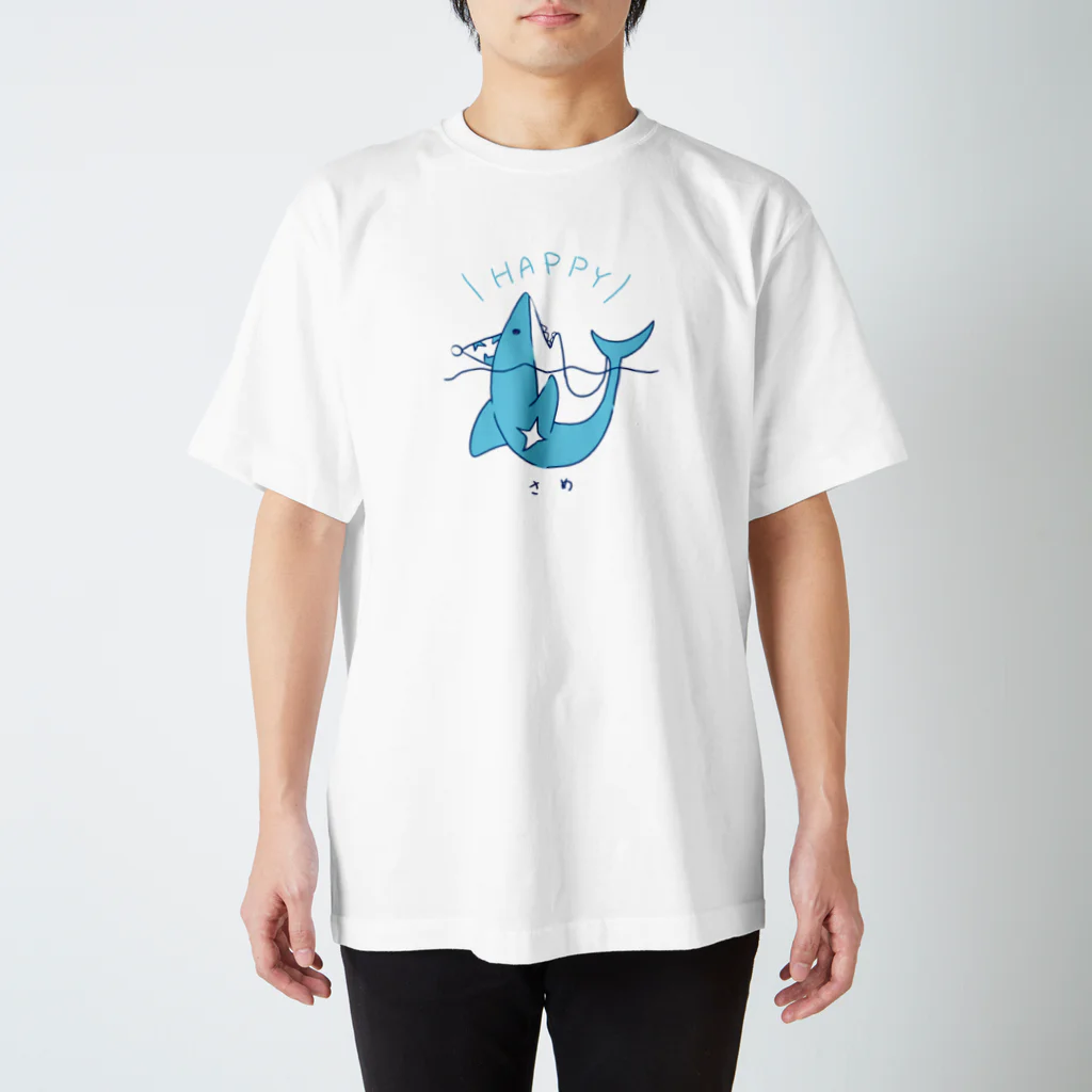 吸血鬼とドラゴンとナースのお店のHAPPYサメ君 Regular Fit T-Shirt