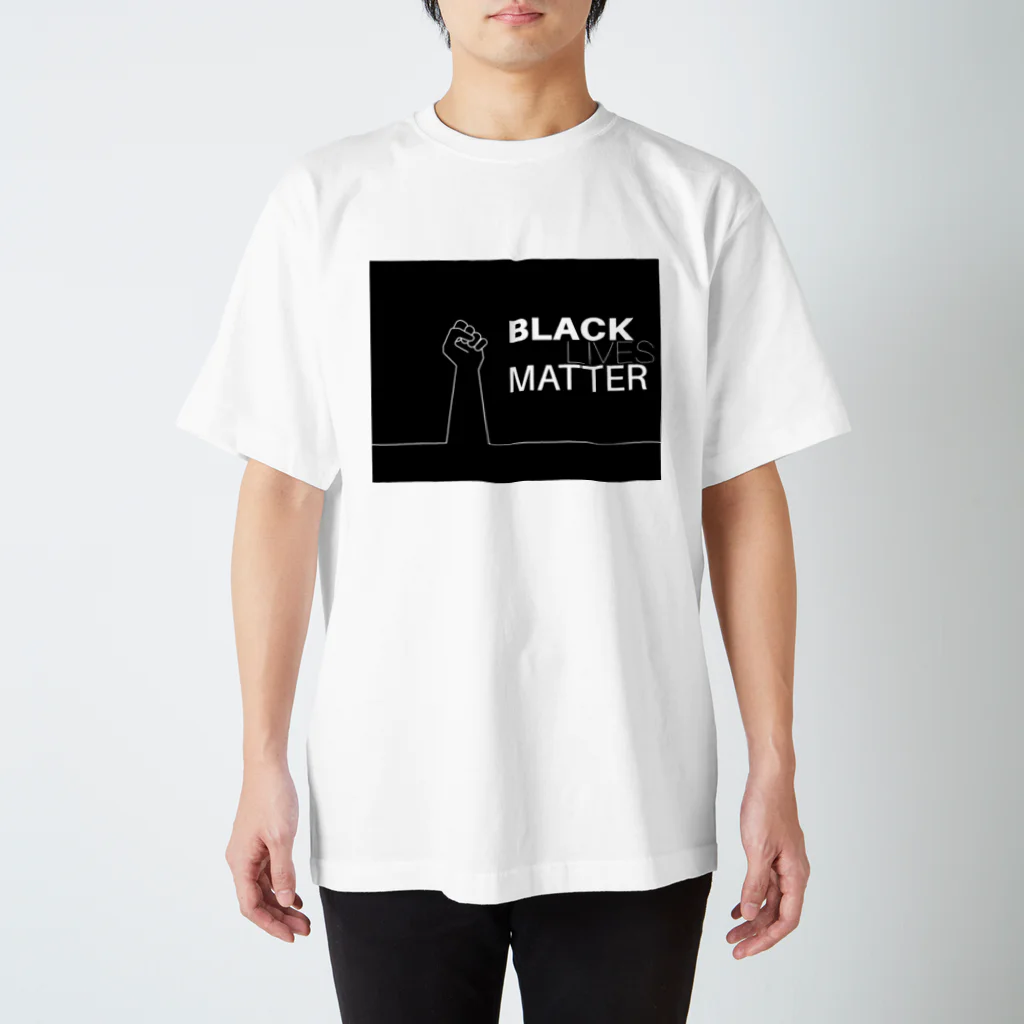 ishikawa-のBLACK LIVES MATTER Regular Fit T-Shirt