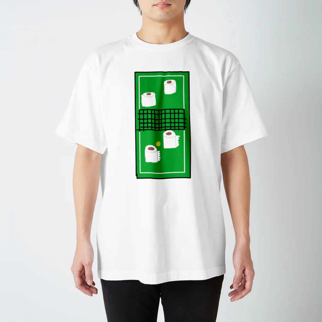 0310のトイレットペーパーダブルス スタンダードTシャツ