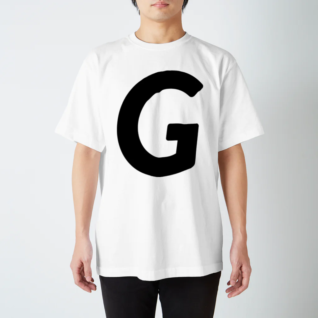 BetterDesignStoreのG ： イニシャルTシャツ Regular Fit T-Shirt