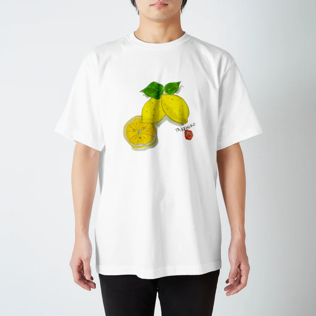 maruni_fruitsのLemon_02 Regular Fit T-Shirt