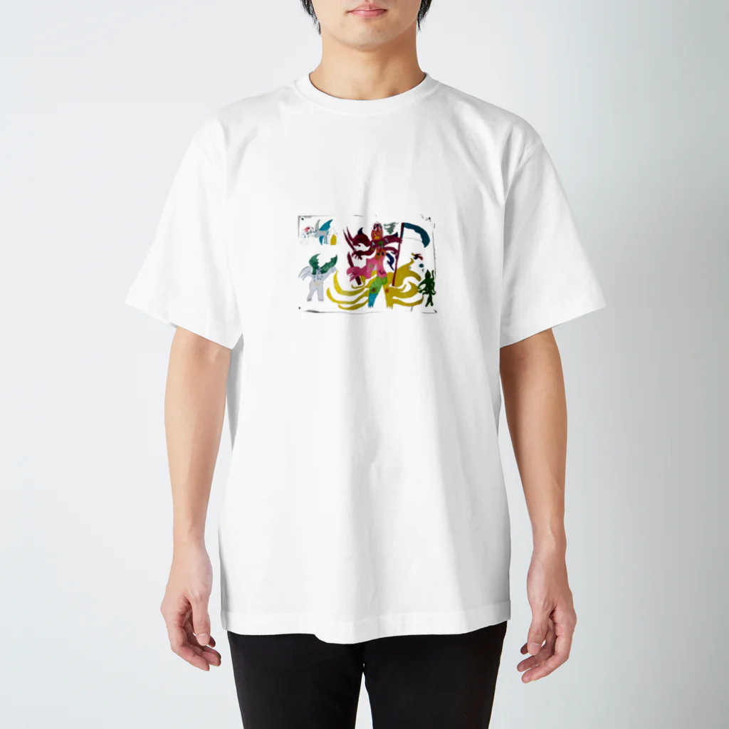 ポカポカポカチューカチューカチューカのかいじゅうとあくまたち スタンダードTシャツ