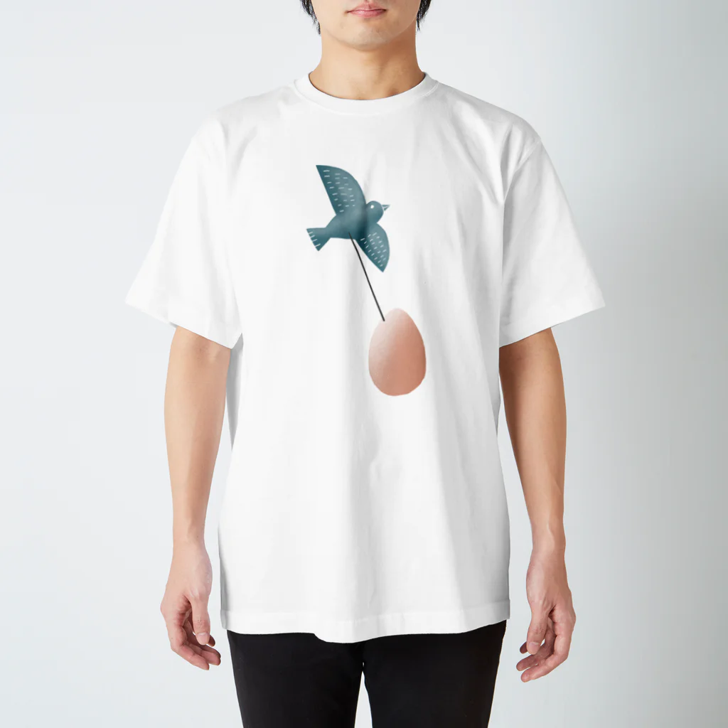 OW STOREの鳥と卵 Regular Fit T-Shirt