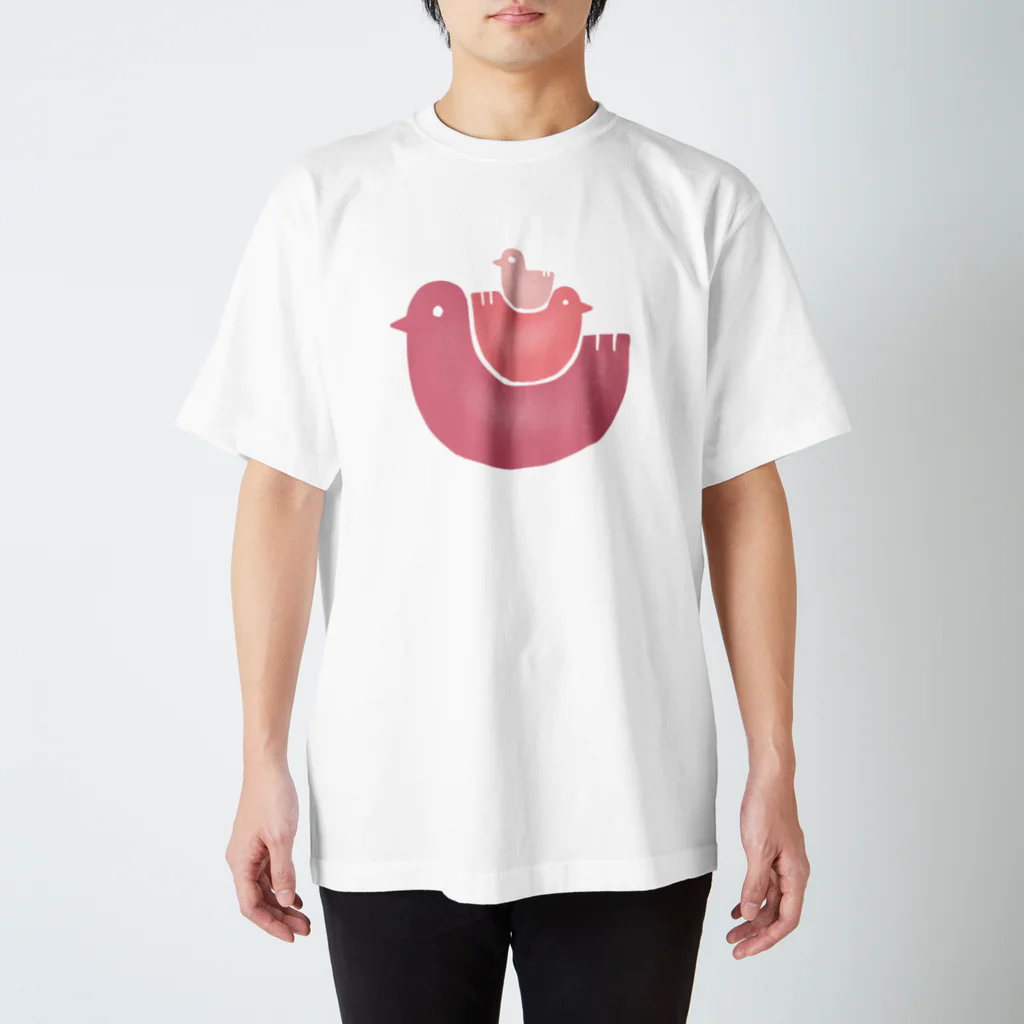 OW STOREの鳥家族 Regular Fit T-Shirt