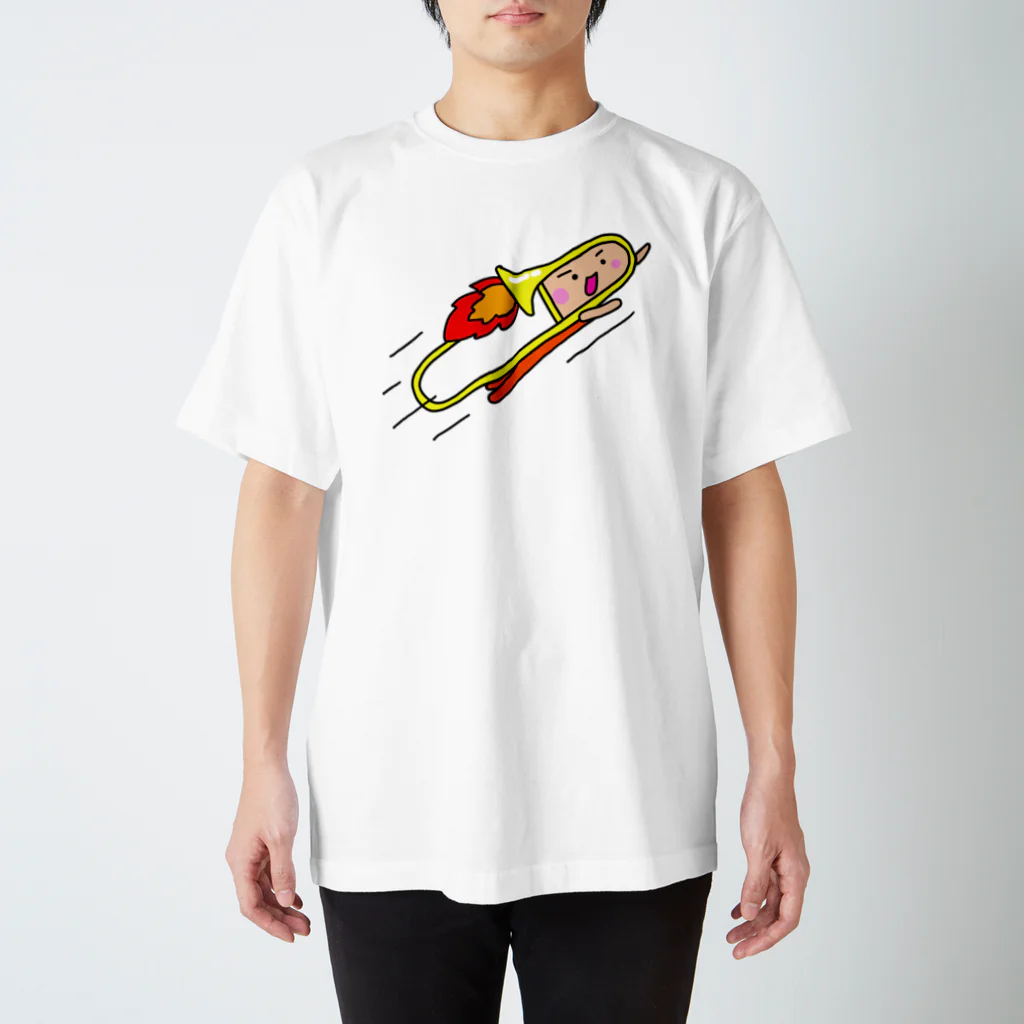 オダミヨのトロンボーンばびゅーん Regular Fit T-Shirt