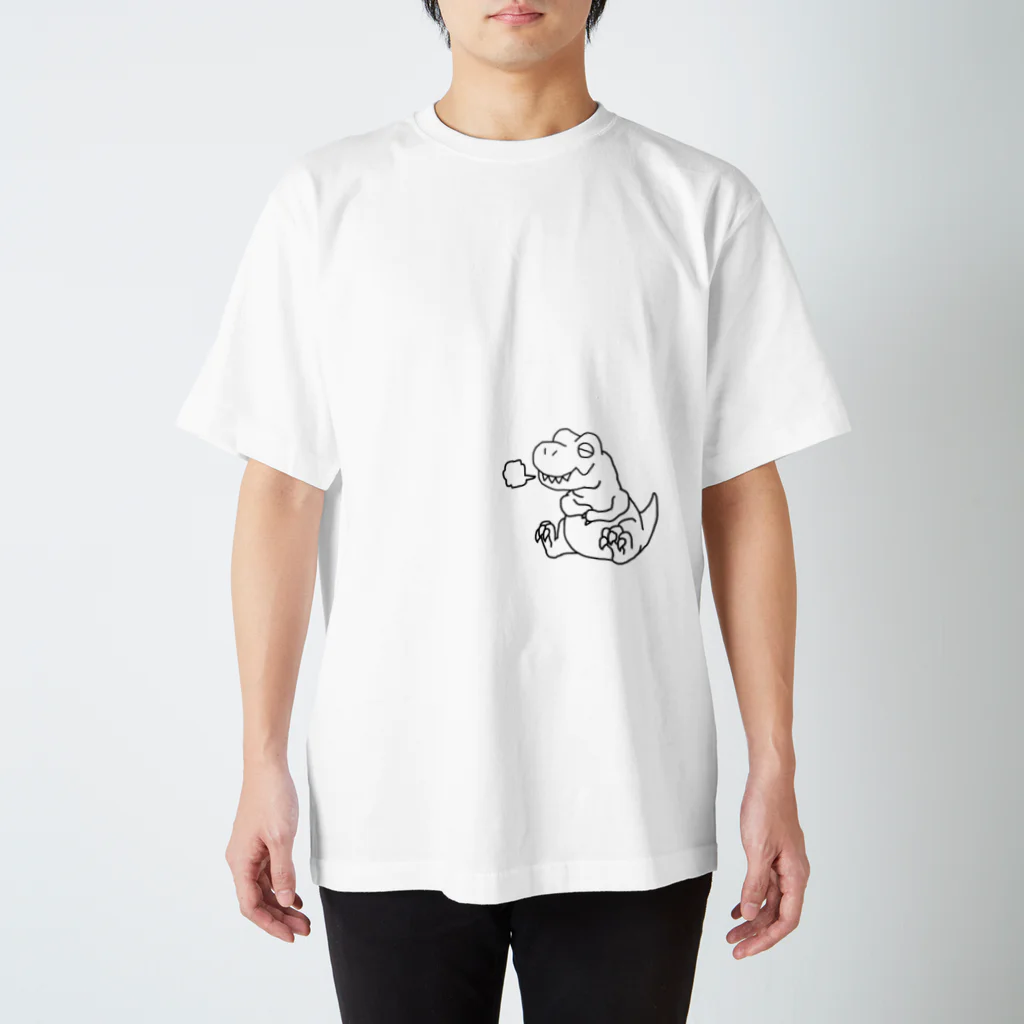 Niwanoのお腹いっぱいティラノ スタンダードTシャツ