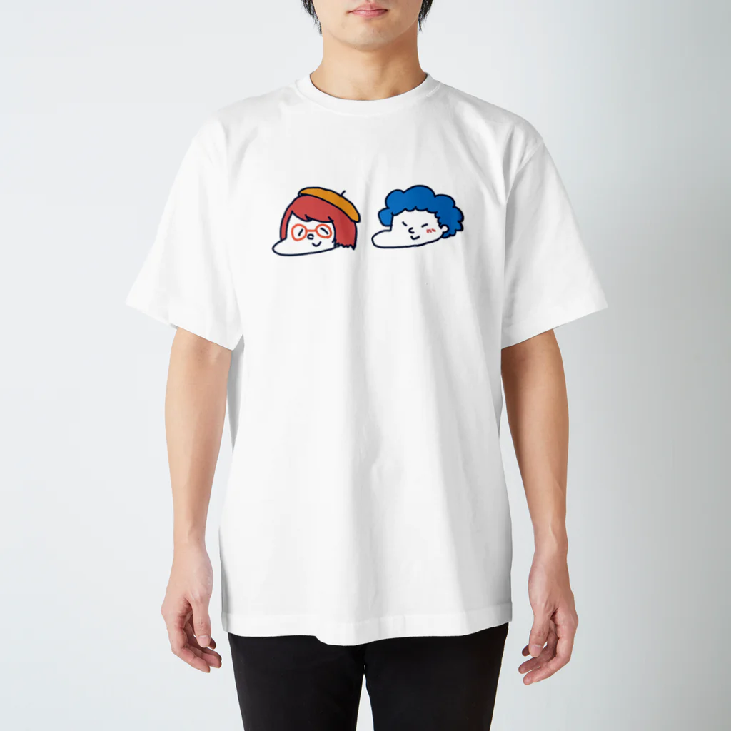 ワタナベの赤井さんと青井君 スタンダードTシャツ