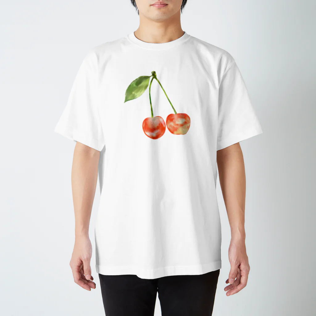 凩 灯の艶々🍒さくらんぼ スタンダードTシャツ