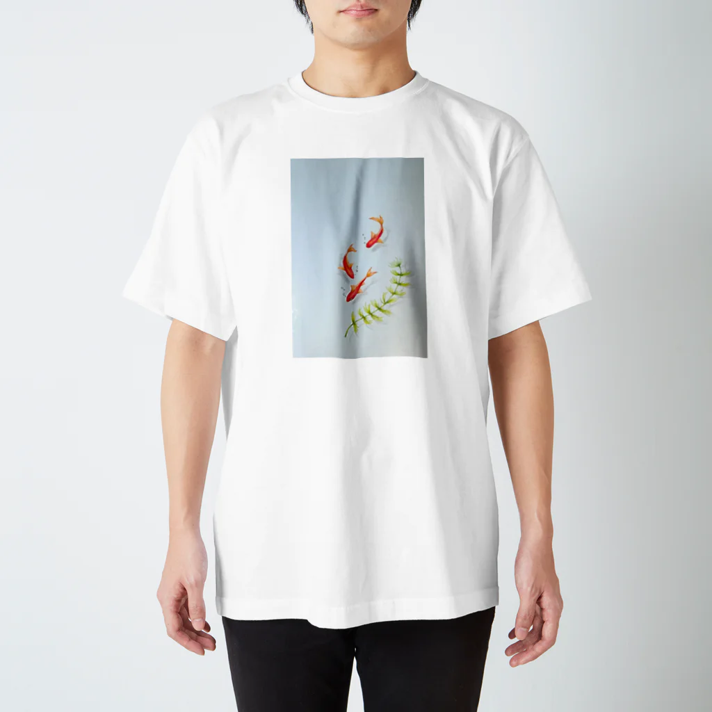 ほーぷの遊ぶ金魚 スタンダードTシャツ