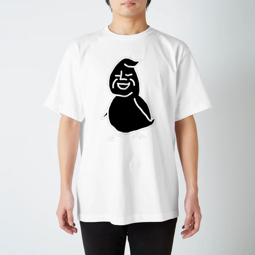 miso-rumisokeの無の鳥 スタンダードTシャツ