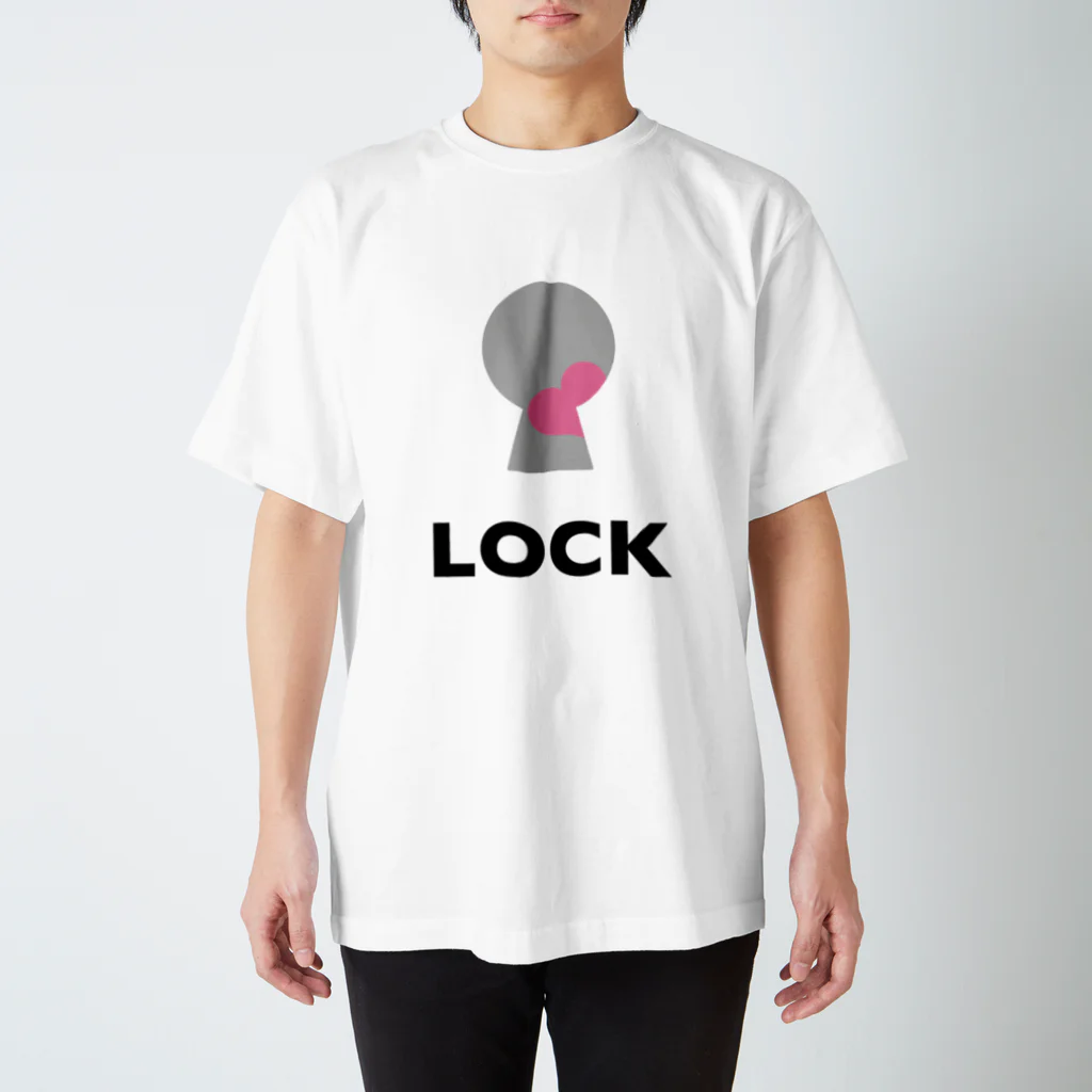 Masakey ArtのLOCK Regular Fit T-Shirt