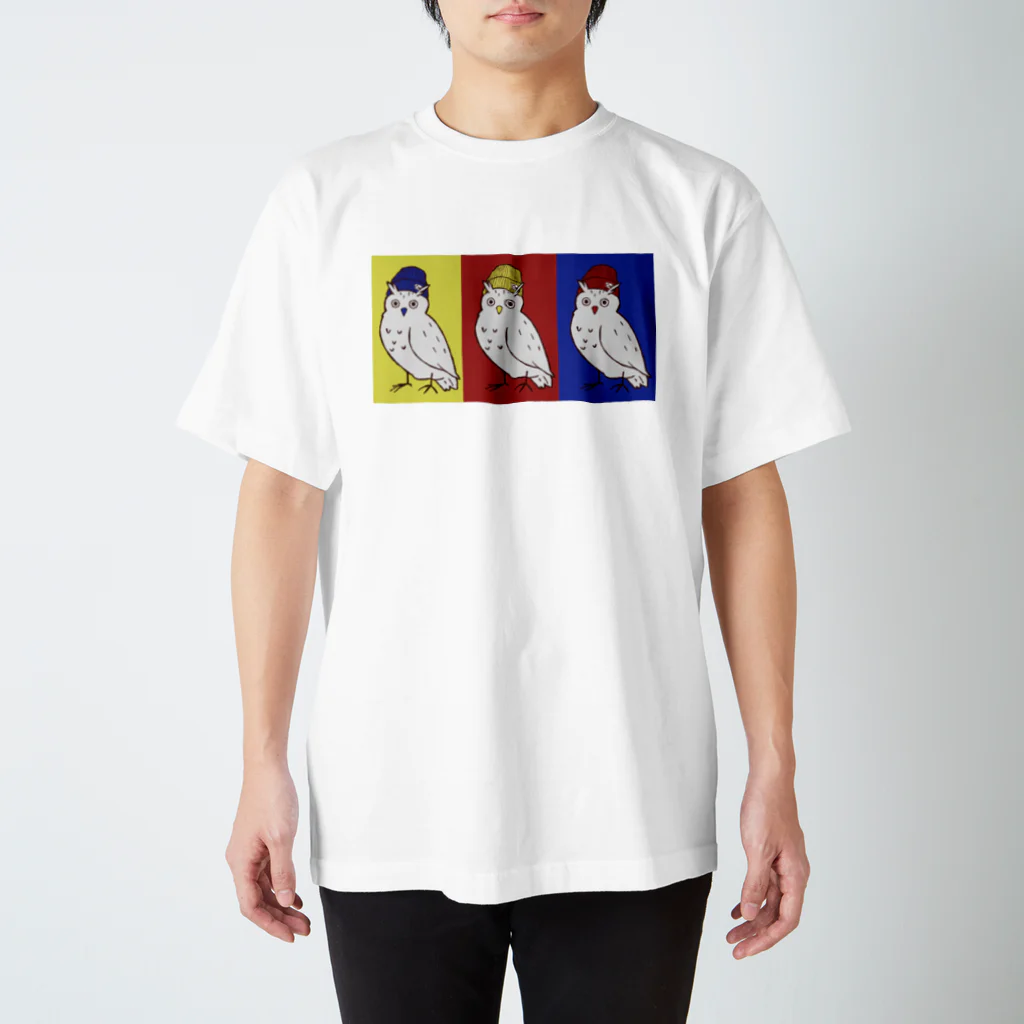 sanukichi28のニット帽オウル Regular Fit T-Shirt