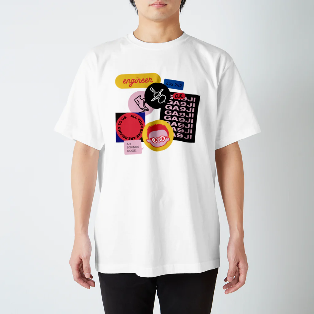 ▼のga9jiT_01 スタンダードTシャツ