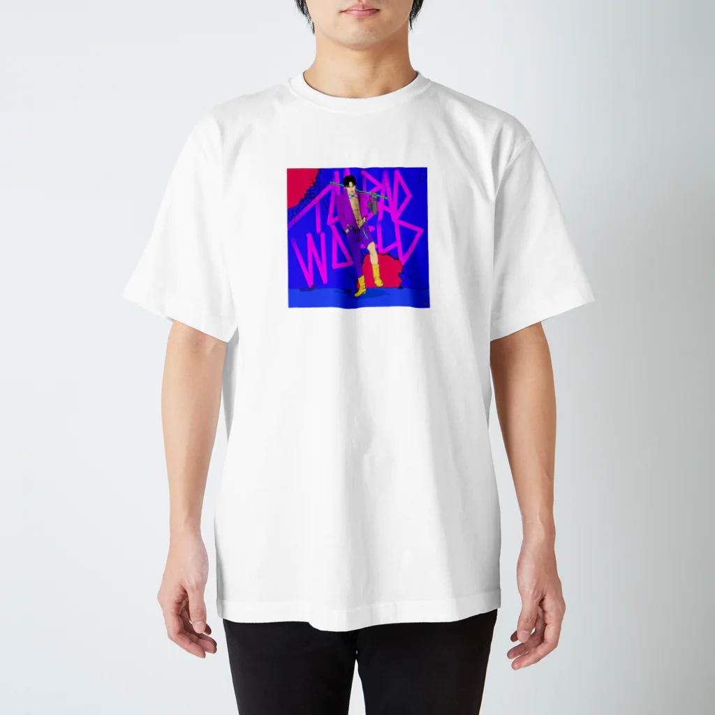 IBISCHAOS/アイビスカオスのMADWORLDーchaos Regular Fit T-Shirt