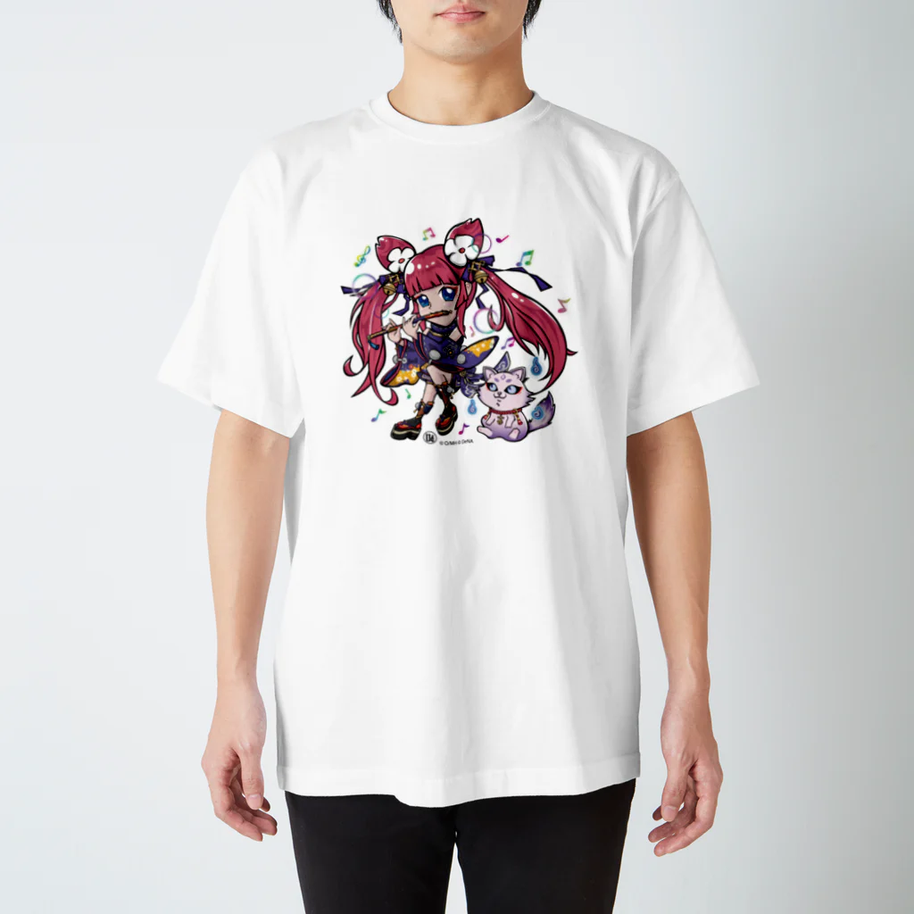 ばんすぃ@筋柱グラフィックデザイナーの碧音＆妖猫 Regular Fit T-Shirt