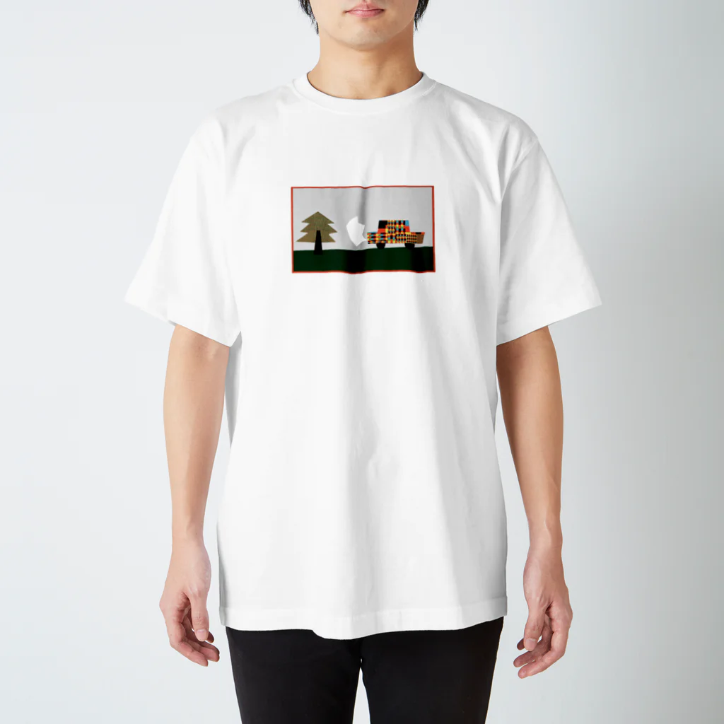 人生の木と車 スタンダードTシャツ