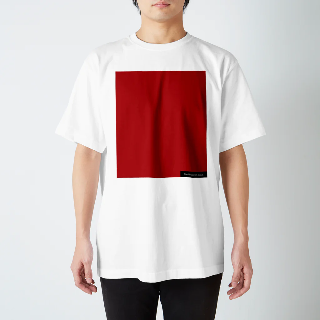 一羽のすずめのThe Blood of Jesus Regular Fit T-Shirt