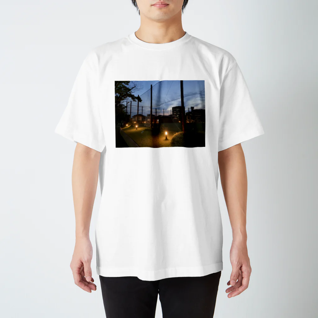 ichio1221の夕光の癒し君 スタンダードTシャツ