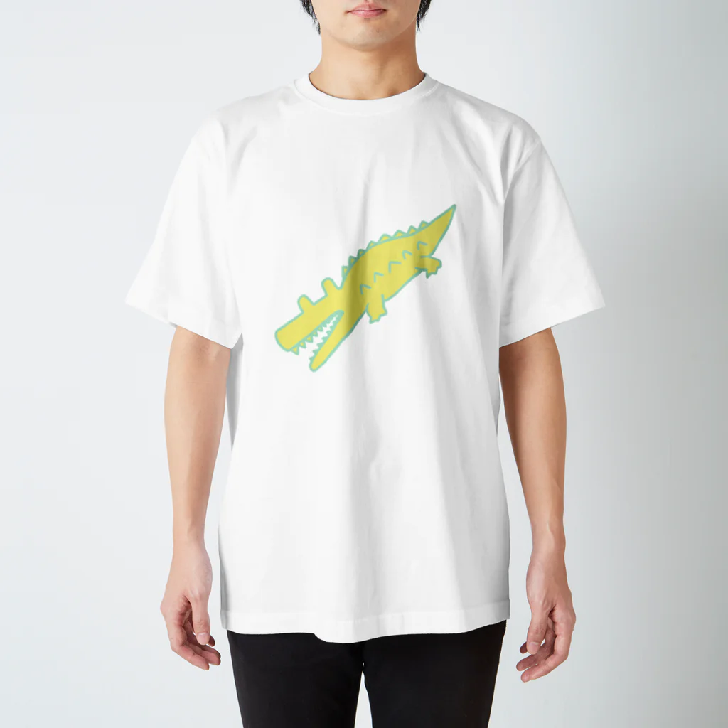 Sizimi_KusodasaのBIG WANI lemon スタンダードTシャツ