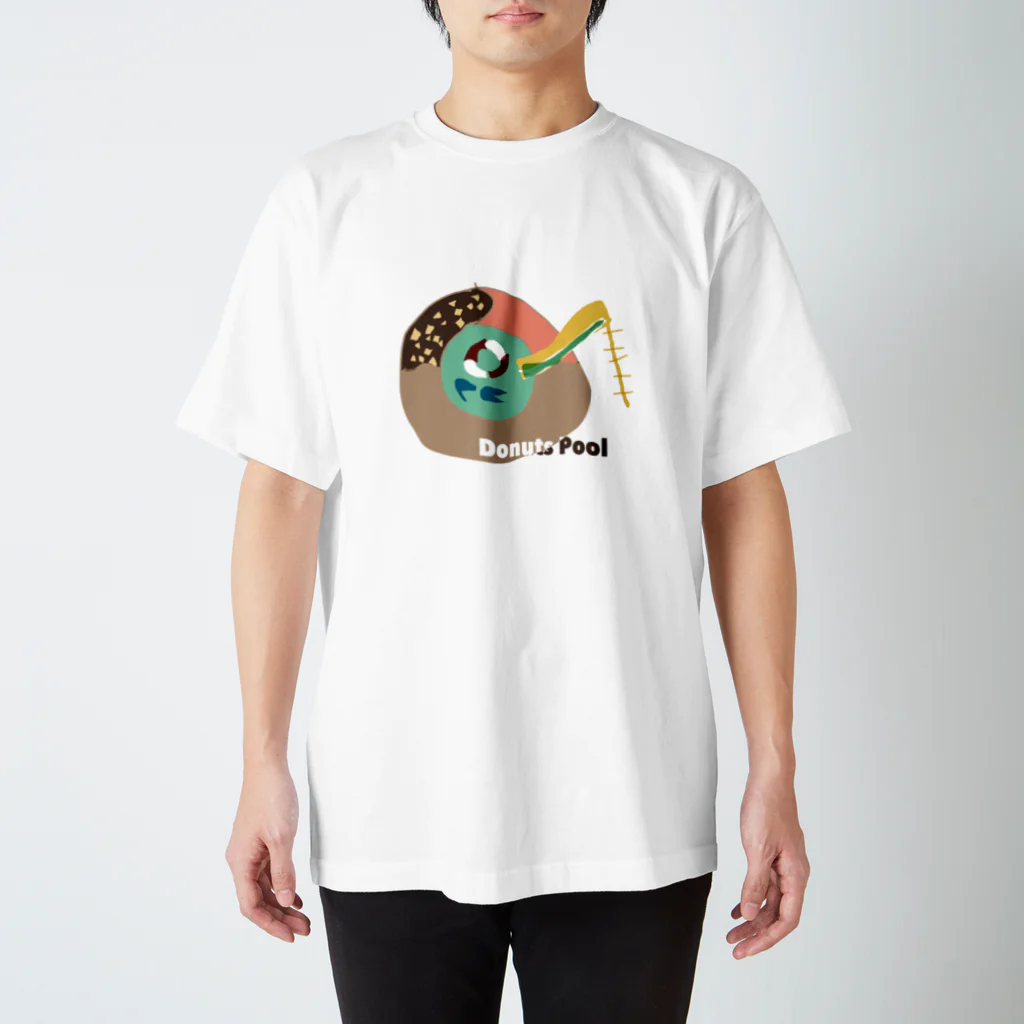 中村こてつオリジナルグッズのドーナッツプール スタンダードTシャツ