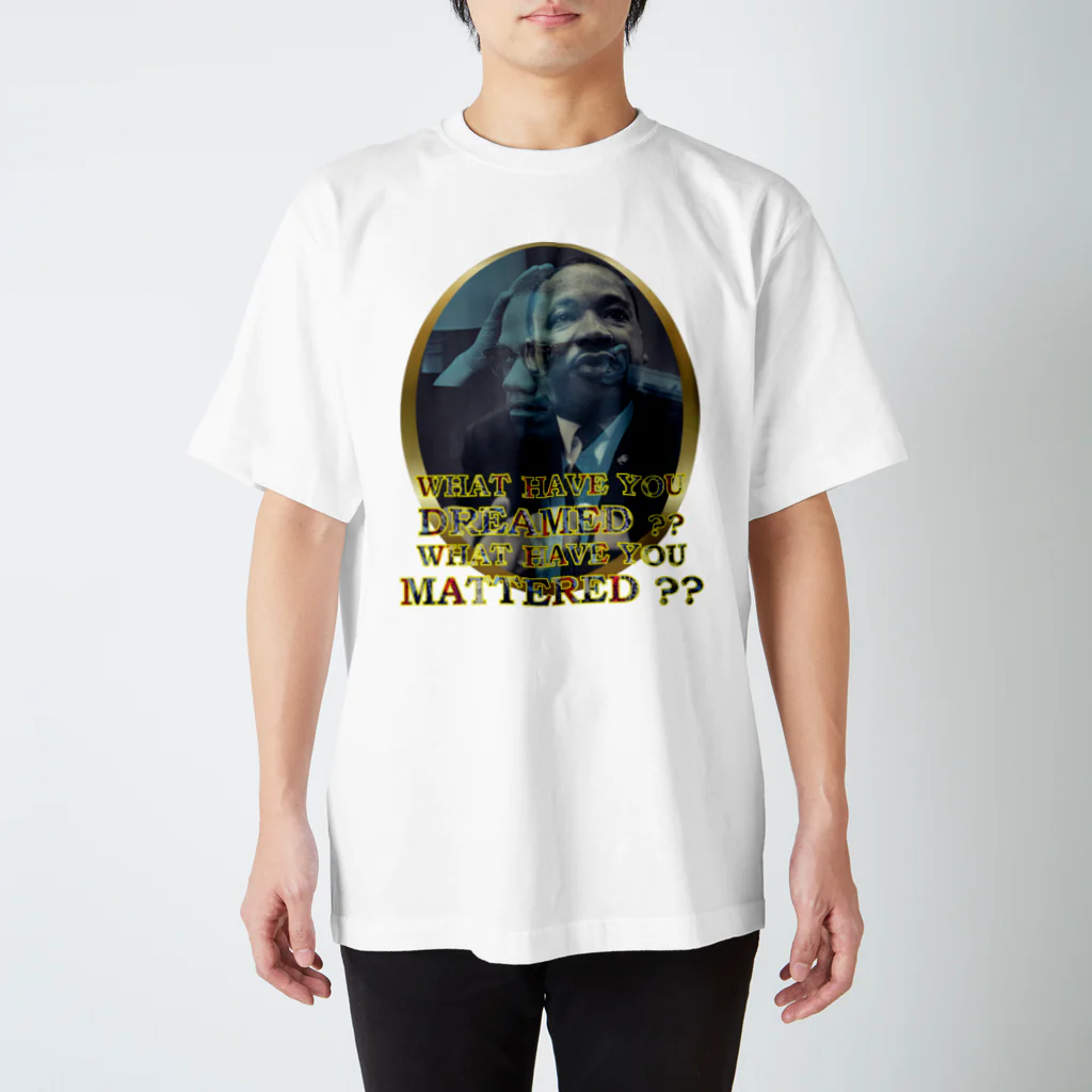 office SANGOLOWのMartin and the X _round flame スタンダードTシャツ