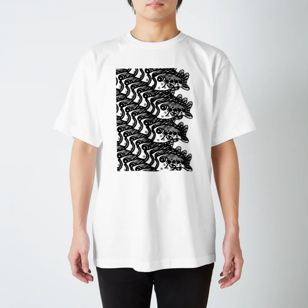 URMOUNTのブラックバス　爆釣 スタンダードTシャツ