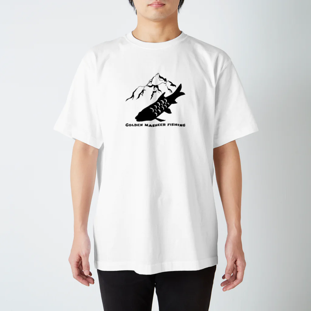 MONKEY　CRAFTのフィッシング　釣りTシャツ ゴールデンマハシール 티셔츠
