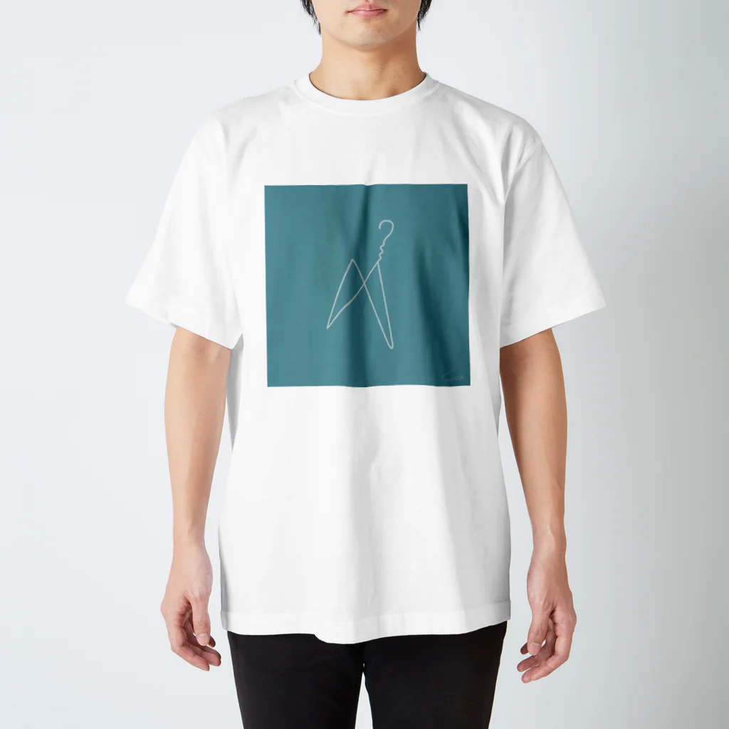 UI CHIFUCHI SHOPの曲げたハンガー スタンダードTシャツ