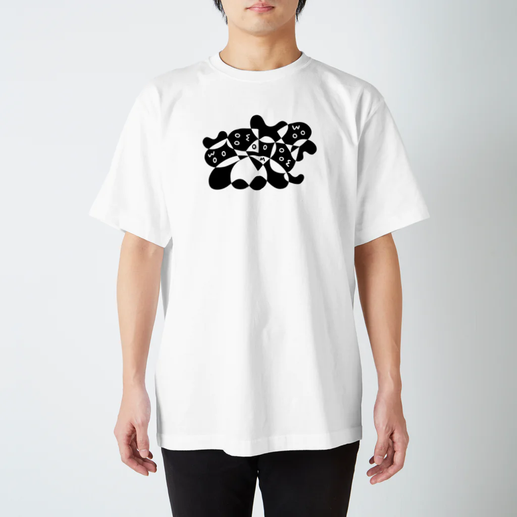 ゴロ展のグッズ｜入船ゴローのゴロT／c_005（モノクロシリーズ） Regular Fit T-Shirt