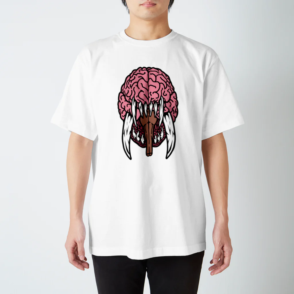 SeaYouTuberoseの脳牙 Regular Fit T-Shirt