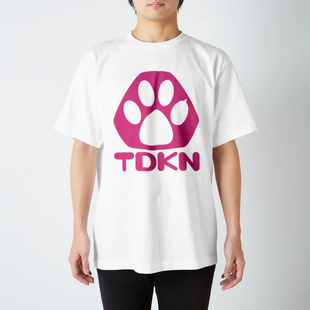 Transistor store（SUZURI支店）のTDKNロゴ Regular Fit T-Shirt