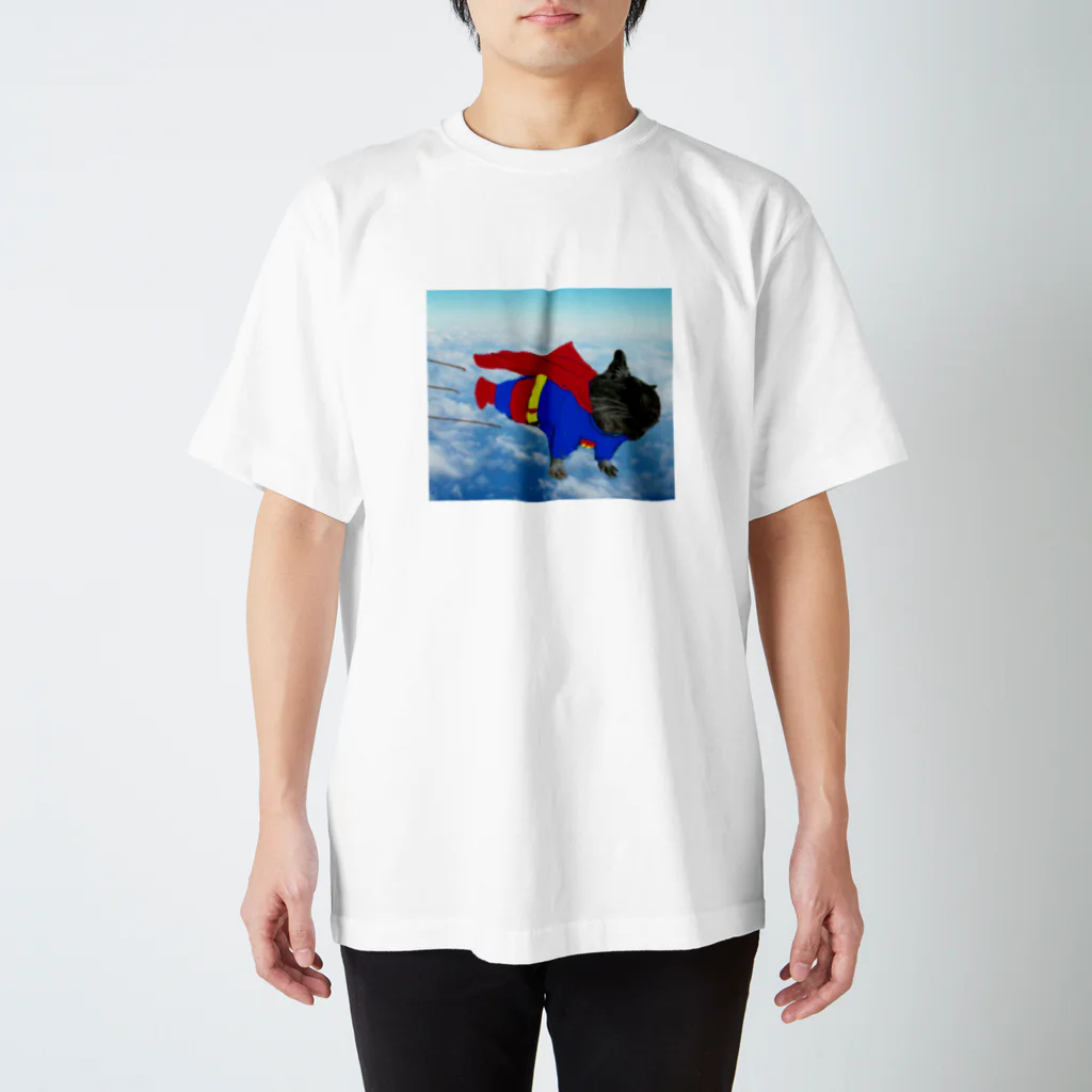 kanako-mikanの空飛ぶチョビーマン スタンダードTシャツ