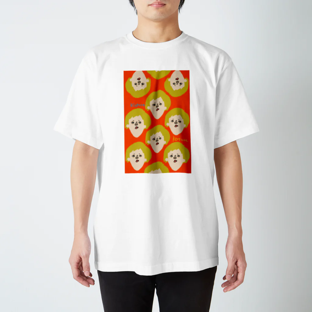 JYACOのkotsue mamire こつえ(赤) Regular Fit T-Shirt