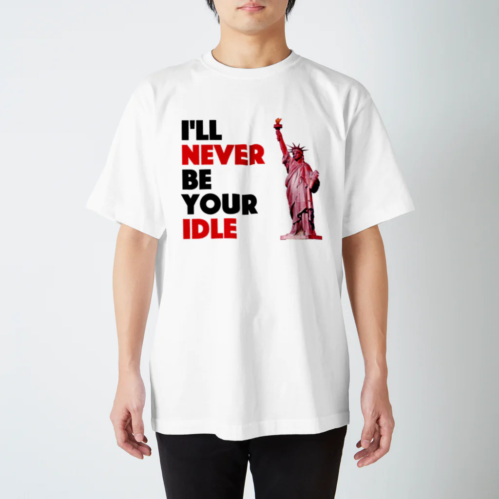 borderLinerのI'll never be your idle スタンダードTシャツ