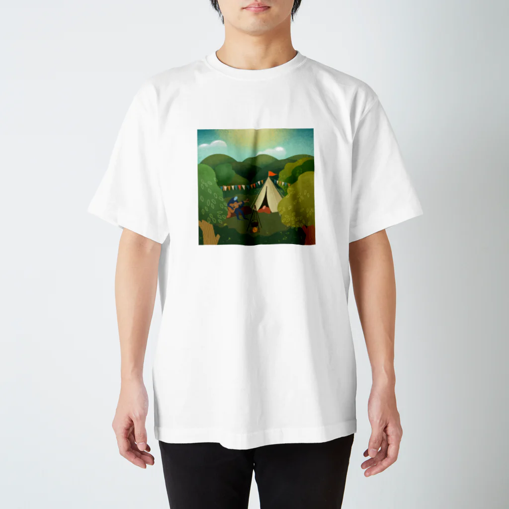 アタラシマユのCAMP スタンダードTシャツ