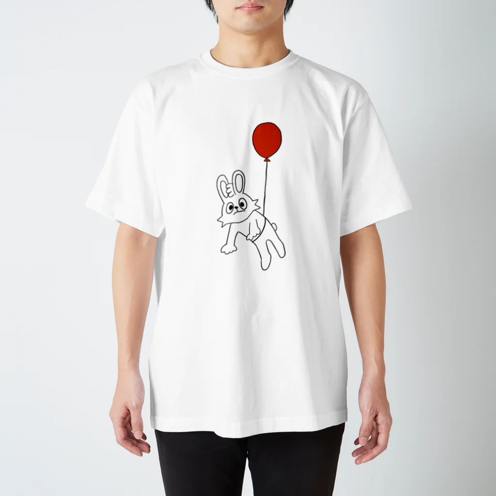 うさぴょんのフワフワうさぴょん スタンダードTシャツ