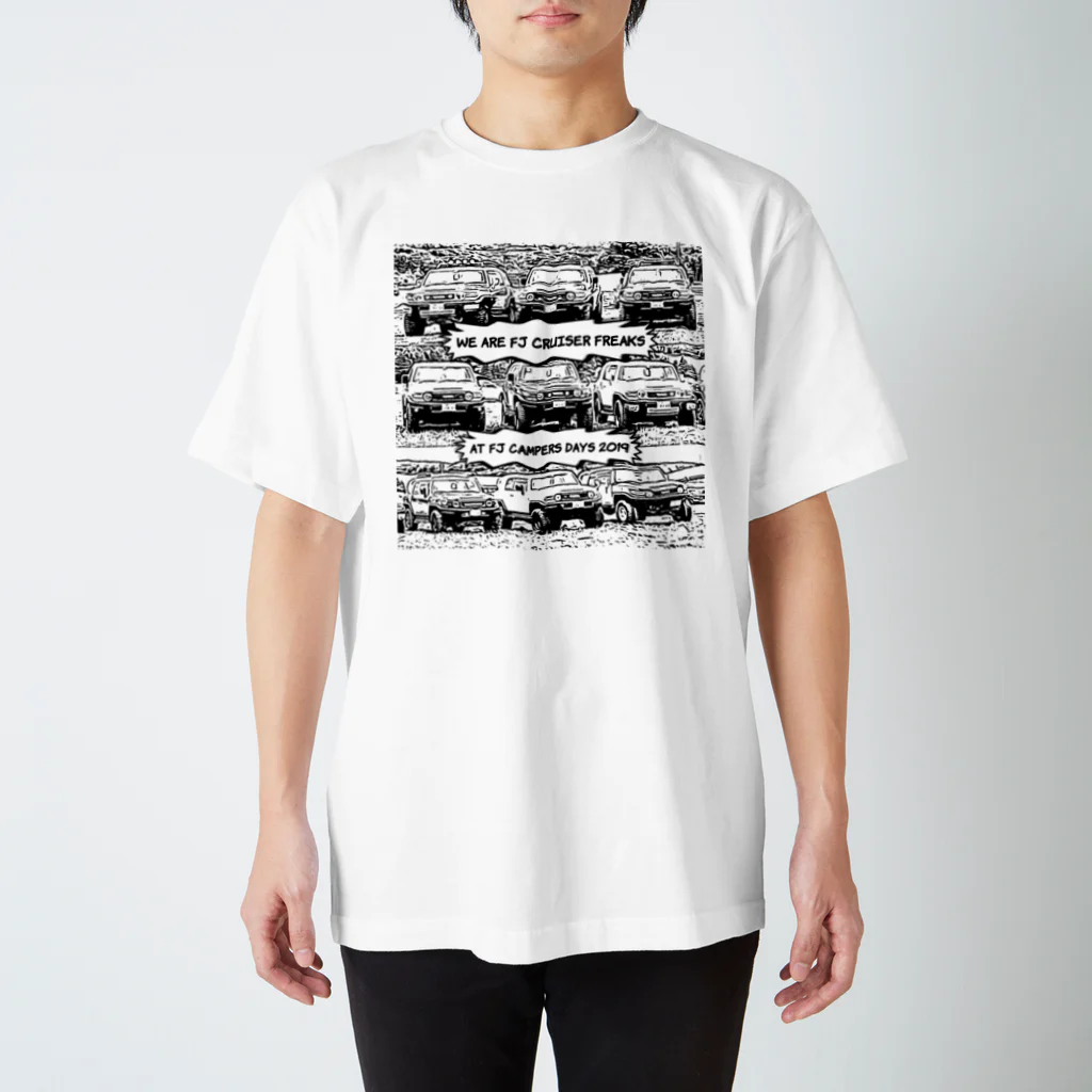 FJ cruiser freaksのFJFLEAK2019 スタンダードTシャツ