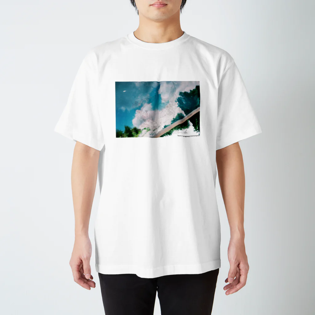 Takumi YanagisawaのSwimming fish Regular Fit T-Shirt