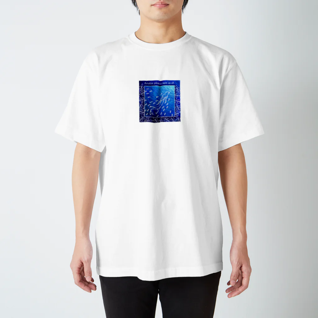 Caoli design shopのCaoliのアマビエ様 スタンダードTシャツ